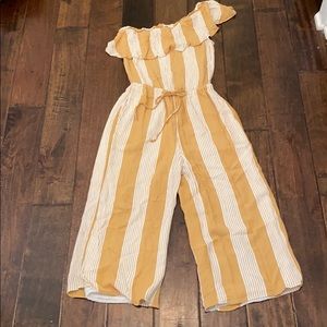 American Eagle cropped jumpsuit